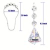 Yapicoco Shower Curtain Hooks Rings for Bathroom, 12PCS Shower Hooks