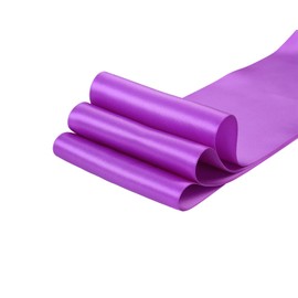 Ribbonitlux 4" wide Double Face Satin Ribbon 5 Yards (465-Purple), Set For Grand Opening Ceremonies, Ribbon Cutting, Chair Sashes, Wedding and Craft