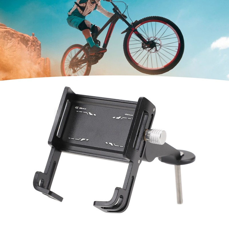 Bike Stem Phone Mount Holder Aluminum Alloy Adjustable Bicycle Phone