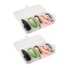 10 Stück Angelköder Weichplastikköder, Weiche Angelköder Realistisches Design Anziehende Schwanzbewegung Soft Bionic Loach Fishing Lure
