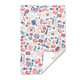 Elgate London Doodles Tea Towel 100% Cotton
