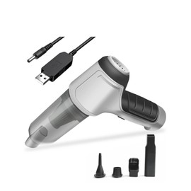 GajetNest Light Duty Handheld Mini Portable Compact Car Vacuum Cleaner & Blower 2-in-1