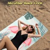 Flamingo Beach Towel, 180x80cm/70.87x31.5inch Extra Large Swimming Towel, 3X Super