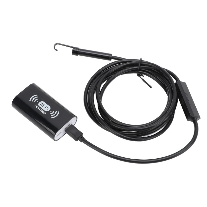 8mm Wifi Industrial Endoscope Inspection Camera 1200P HD Lens IP68
