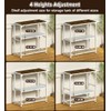 AnBaiMei 20-30 Gallon Aquarium Stand, Fish Tank Stand with Adjustable