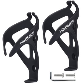 HASAGEI Bike Water Bottle Holder, Durable Non-Slip Lightweight Universal Bicycle Bottle Cage for Mountain/Road Cycling Accessories