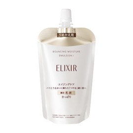 Elixir Superiel Lift Moist Emulsion SP 1 (For Refills), Milky Lotion, Relaxing Aqua Floral Scent, Refreshing Refill, 4.3 fl oz (110 ml)