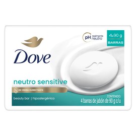 Dove Neutro Sensitive para piel altamente sensible Jabón de tocador compuesto 4x90g                                                                   