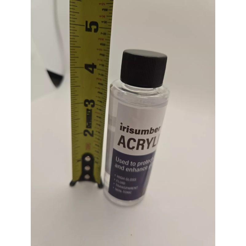 Arteza Glossy Acrylic Varnish 3.5 Oz UV-Protective, Clear Finish And