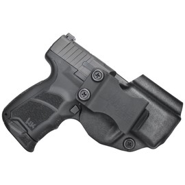 IWB Sweat Guard Holster - Inside The Waistband Holster - fits HK CC9 (Black, Right)