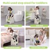 Onasti Toddler Step Stool for Bathroom Sink, Adjustable 2 Step