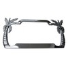 Tropical Palm Tree Chrome Polished License Plate Frame (2 Frames)