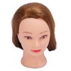 Hair Mannequin Head Hairdressing Styling Training Braiding Practice Doll Head