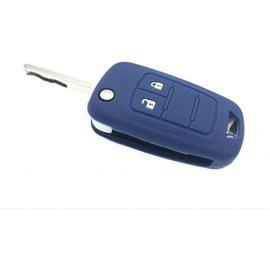  Nordecco Silikon-Schlsselanh?nger-Schutzhlle, passend fr Opel Astra Insignia Mokka Meriva VXR Adam 2/3/4 Tasten (Marineblau)