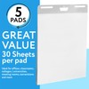 5-Pack of Premium Self-Stick Easel Pads - 25 x 30