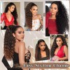 SHNMIN Ponytail Extension, Curly Drawstring Ponytail Extension for Women 26