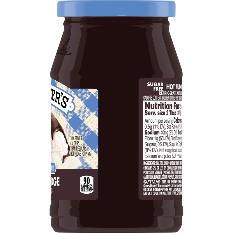 Smucker's Sugar Free Hot Fudge Topping, 11.75 Ounces