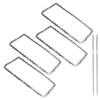 Hoypeyfiy 4Pcs 6 Inch Mini Chainsaw Chain, 043" Gauge 1/4"