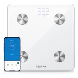 Báscula digital Renpho Balança Sem Fio Inteligente ES-CS20M Color Blanco Hasta 180 kg