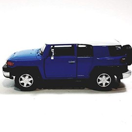 Kinsmart Sky Blue Toyota FJ Cruiser SUV 1/36 Scale Diecast Car