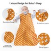 david's kids Muslin Cotton Baby Sleep Sack 0-6 Months, 2
