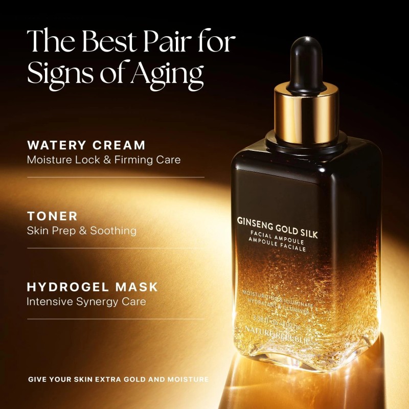 Nature Republic Ginseng Gold Silk Facial Ampoule, by Nature Republic