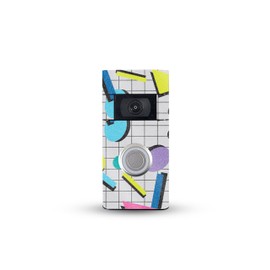 MightySkins Glossy Glitter Skin Compatible with Ring Video Doorbell (2nd Generation) - Awesome 80s | Protective, Durable High-Gloss Glitter Finish | Easy to Apply