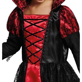 PartyXPeople 12851-140 Vampir Prinzessin Princess Fancy Dress, Solid, Black, 140 (EU)