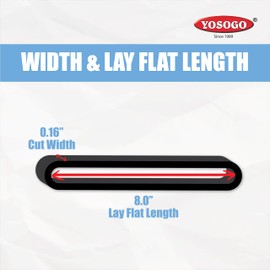 Yosogo 30 Pieces Rubber Band Extra Large and Thick 8 Inch - Black Color Multipurpose Heavy Duty Elastic Biodegradable Natural Rubber Bands