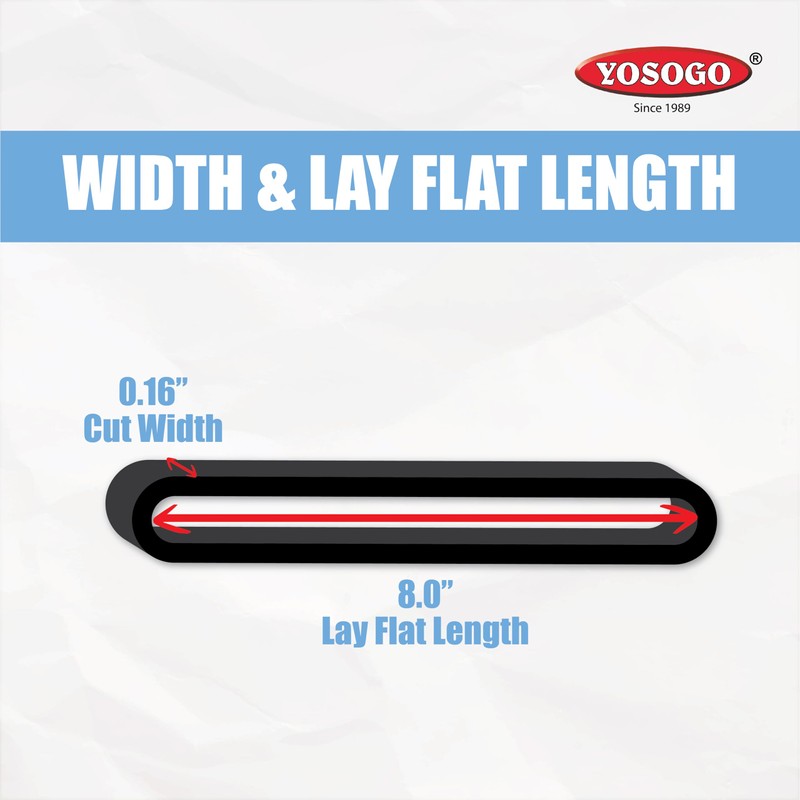 Yosogo 30 Pieces Rubber Band Extra Large and Thick 8