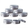 Wuiil Aluminum Tin Jars, Cosmetic Sample Metal Tins Empty Container