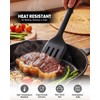 Silicone Kitchen Utensils Set, Heat Resistant Cooking Utensil with Spoon,