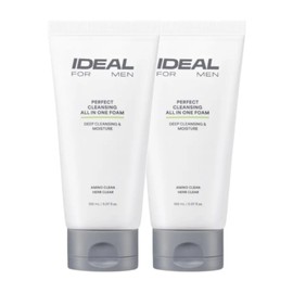 Ideal for Men Perfect Cleansing All-in-One Foam 150ml x 2 / 아이디얼포맨 퍼펙트 클렌징 올인원 폼 150ml x 2개