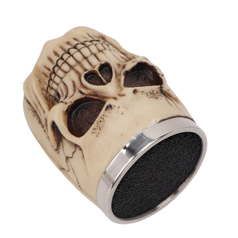 Barber Scissors Holder Skull Shape Stainless Steel Resin Removable Stylish