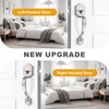 Probrico Satin Nickel Heavy Duty Front Entry Handleset, Passage Lock