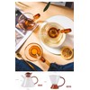 IwaiLoft IL-GS03 Handmade Heat Resistant Glass Tea Pot with Tea