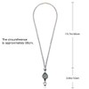 Soleebee Card Holder Lanyard Bling Rhinestone Lanyard with Key Ring