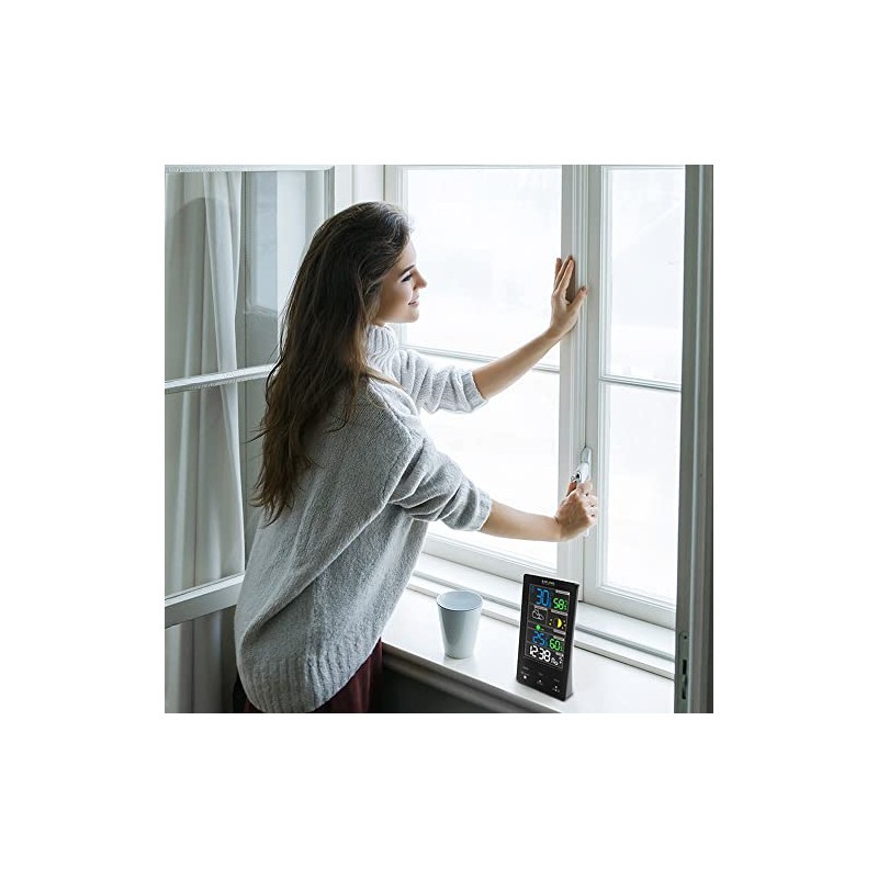 Bresser Touch Key Advanced Weather Station, Black