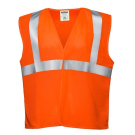 JORESTECH Safety Vest High Visibility Orange Mesh with 2" Reflective Tape with Internal Convenience Pocket ANSI/ISEA 107-2015 Class 2 Type R VL-02 (2 Extra Large/3 Extra Large)