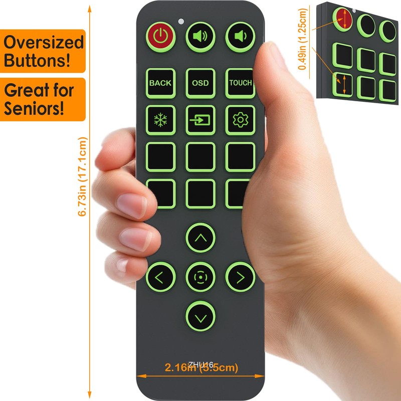 Replacement Remote Control for Promethean ActivPanel 9, 9 Premium, Version
