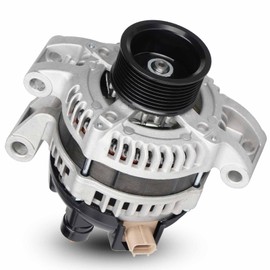 140Amp Alternator Fit for 6.4L V8 Ford for F-250 Super Duty 2008-2010, F-350 Super Duty 2008-2010, F-450 Super Duty 2008-2010, Replace# AND0457, VND0457, 400-52253R