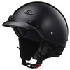 LS2 Helmets Bagger Motorcycle Half Helmet (Gloss Black - Medium)