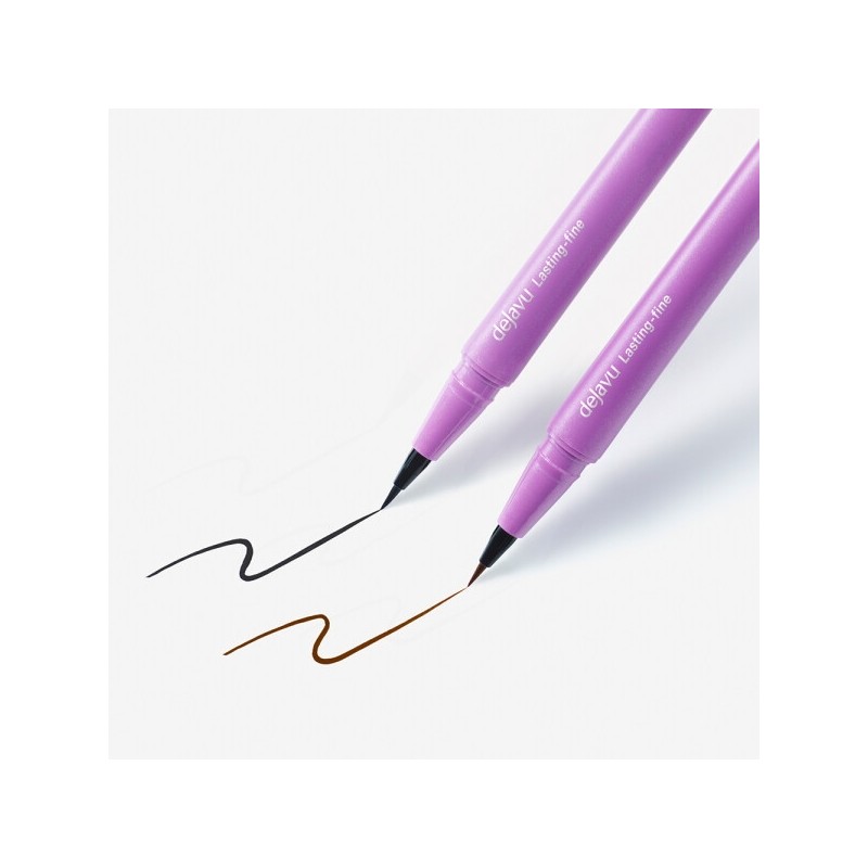 Deja Vu Short Brush Pen Liquid Eyeliner 0.52ml Black Brown