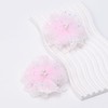ZOLYCO 3.5 Inch Lace Pearl Bow Clips for Women Girls