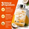 Toyocare Suplemento De Vitamina D3 Y K2 Mk-7, 150 Cápsulas