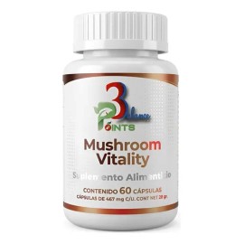 Mushroom Vitality 60cap 3balancepoints Energíaconcentración                                                                                           