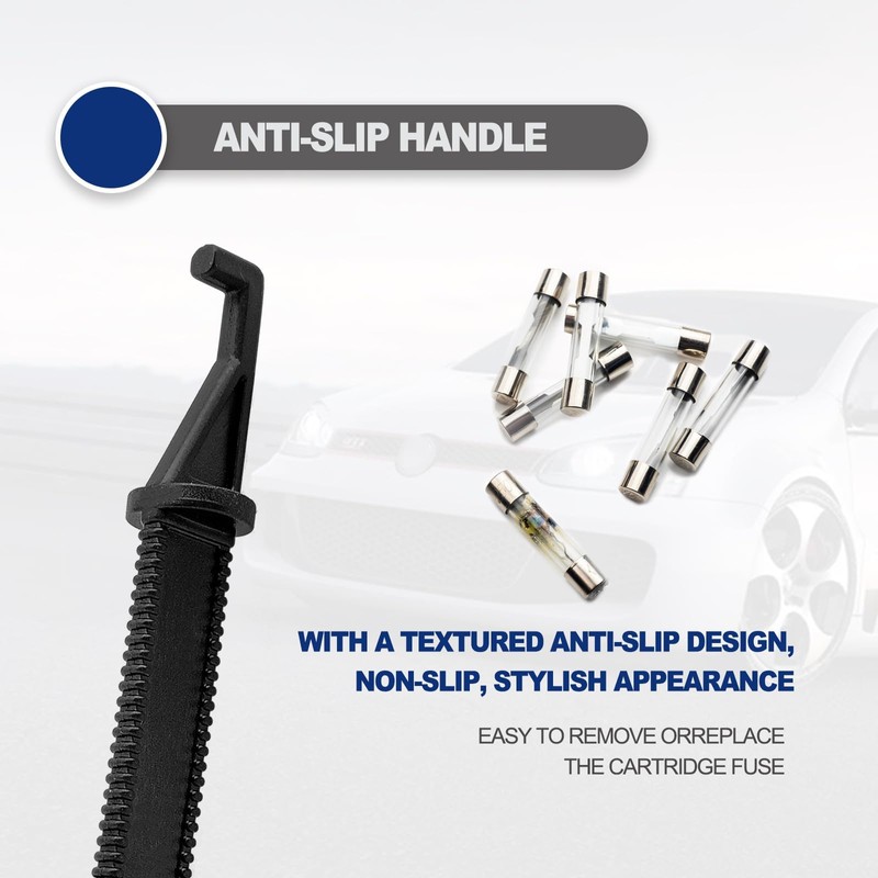 Generic 4Pcs Blade Glass Fuse Puller Insertion Tool, Mini Plastic