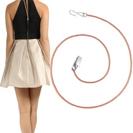 Zipper Puller, Back Zipper, Zipper Helper, Zipper Chain, Total Length 31.5 inches (80 cm), Auxiliary Zipper, Back Zipper, Assistant for Clothes, Dress, Coat, Boots