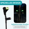 Forearm Pad and Grip Covers for Crutches with Open Cuff,