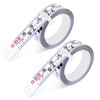 2 Pack Self-Adhesive Measuring Tape, 78 Inch/200cm Steel Peel &